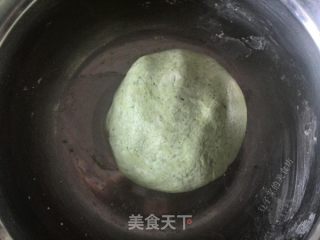 菜汁版青团的做法步骤：4