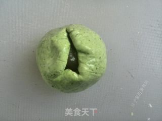 菜汁版青团的做法步骤：8