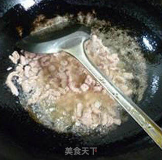 雪菜瘦肉丝炒腐竹的做法步骤：7