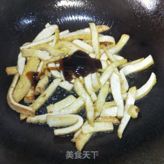 肉片炒豆干的做法步骤：6