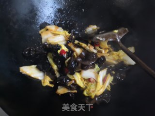 #懒人餐#蚝油木耳娃娃菜的做法步骤：10