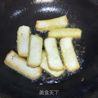 葱香豆干的做法步骤：4