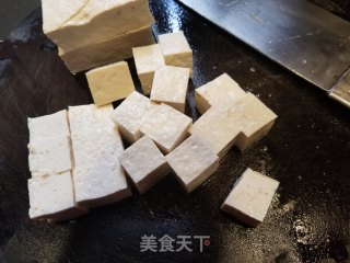 咸蛋黄虾仁豆腐的做法步骤：6