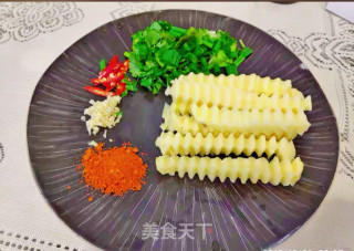 “下酒菜”狼牙土豆的做法步骤：4