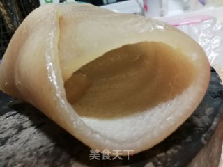 豆角炒肉皮的做法步骤：3