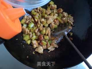 #下酒菜#茄子炒鸡丁的做法步骤：14