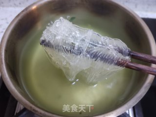 粉丝拌菠菜的做法步骤：5