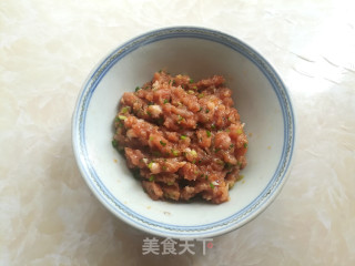 鲜肉元宝馄饨的做法步骤：5