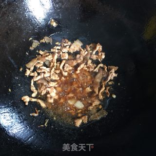 胡萝卜豆角炒肉丝的做法步骤：9