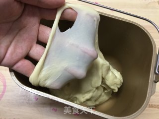 墨西哥红豆面包，面团冷藏+一次发酵的做法步骤：6