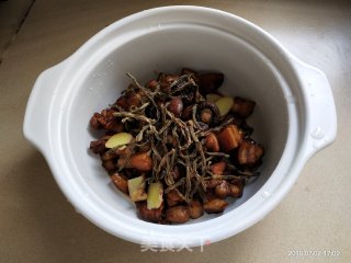 豆角干炖肉的做法步骤：12