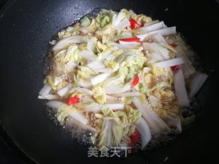 小米椒炒娃娃菜的做法步骤：6