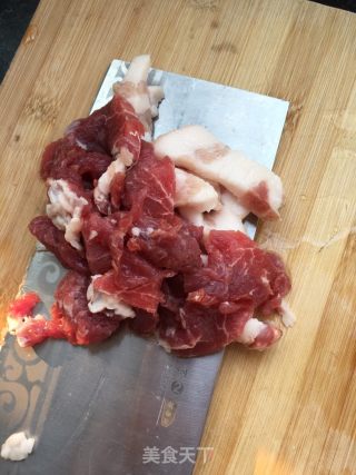 猪肉炖豆角土豆的做法步骤：4