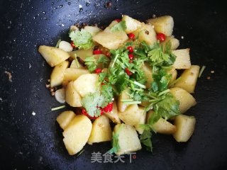 孜然土豆的做法步骤：9