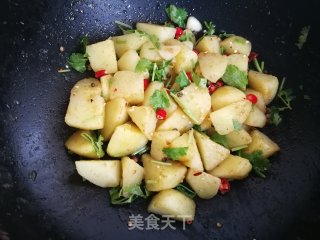 孜然土豆的做法步骤：10