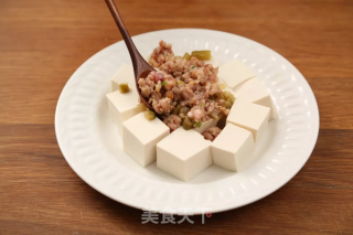 肉末蒸豆腐的做法步骤：5