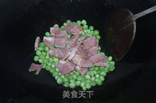 #快手餐#培根炒饭的做法步骤：3