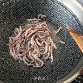 麻辣椒炒肉丝的做法步骤：10