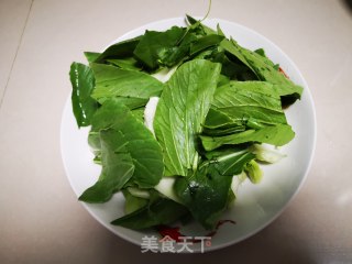 小青菜炒豆腐的做法步骤：2