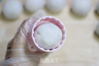 摩卡奶酪冰皮月饼-----整整齐齐一家人的做法步骤：13