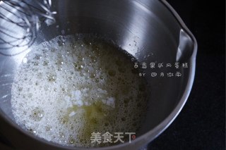 百香果戚风蛋糕的做法步骤：8