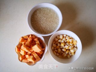 红薯玉米饭的做法步骤：1