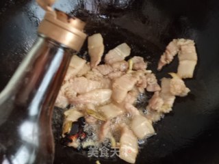 肉片炒杏鲍菇的做法步骤：7