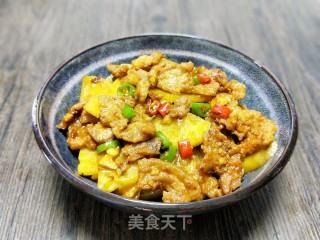 酥肉炒土豆的做法步骤：14