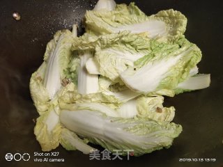 香菇肉末炒娃娃菜的做法步骤：4