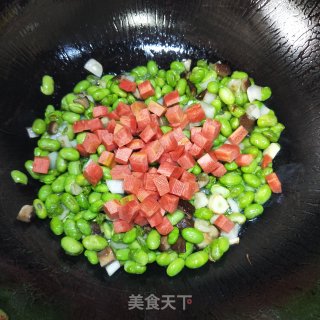 牛肉炒黄豆的做法步骤：7