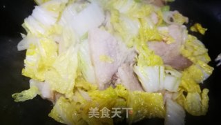 白菜五花肉浓汤面的做法步骤：5