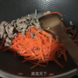 胡萝卜炒牛肉的做法步骤：13