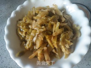 榨菜肉丝面的做法步骤：2