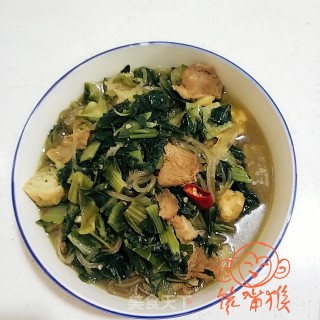 肉炖小白菜的做法步骤：11