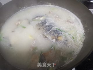 鲫鱼萝卜汤的做法步骤：6