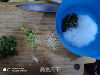 菠菜拌粉丝的做法步骤：4