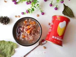 电炖锅版的红薯红豆花生粥的做法步骤：10