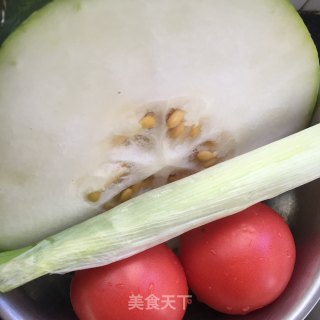 茄汁冬瓜的做法步骤：1