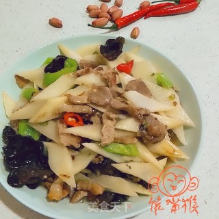 肉炒山药片的做法步骤：12