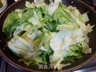 蒜蓉蚝油炒生菜的做法步骤：5