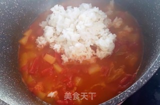 西红柿土豆烫饭的做法步骤：7