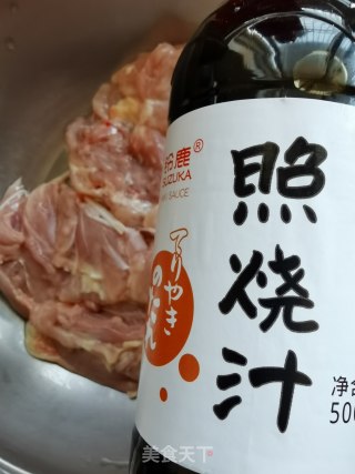 照烧鸡腿饭的做法步骤：3