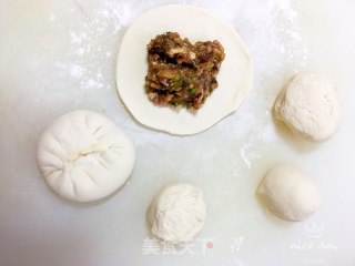 牛肉香菇白菜馅饼的做法步骤：7