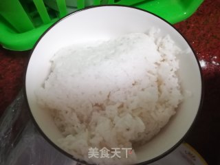 萝卜干炒饭的做法步骤：3