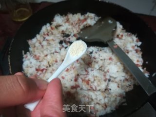 萝卜干炒饭的做法步骤：10