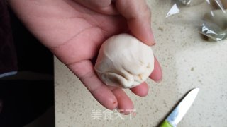 菠萝豆沙包的做法步骤：5