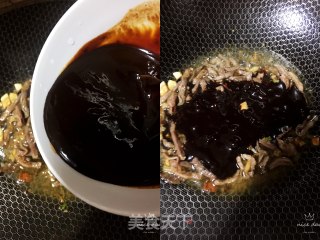 酱汁肉丝拌面的做法步骤：7