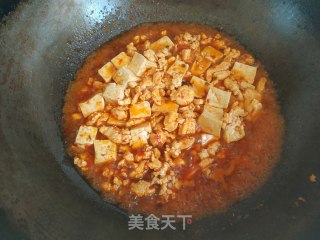 鸡肉蒜苗烧豆腐的做法步骤：6