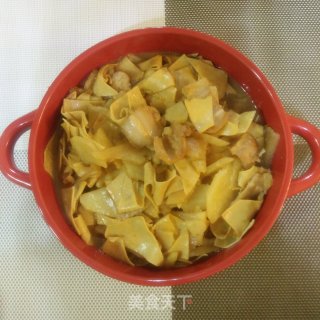 五花肉干豆腐炖土豆的做法步骤：10