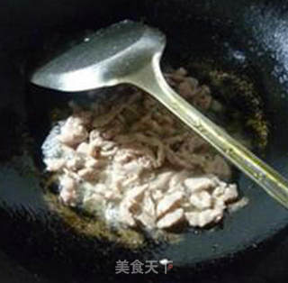 瘦肉丝泡菜炒饭的做法步骤：7